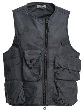 Stone Island Camouflage Sleeveless Jacket Tag Size M Men